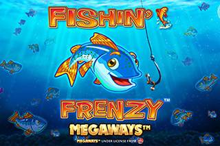 Logotipo del juego Fishin' Frenzy Megaways™