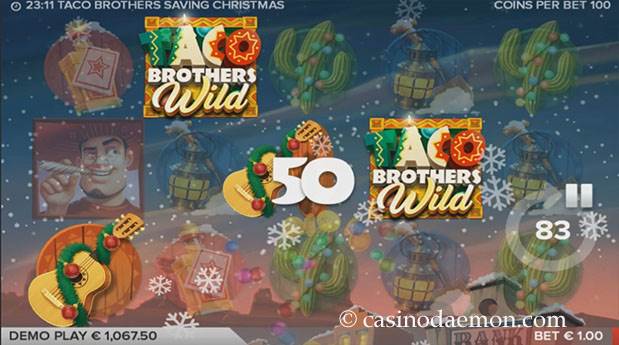 Taco Brothers Saving Christmas slot