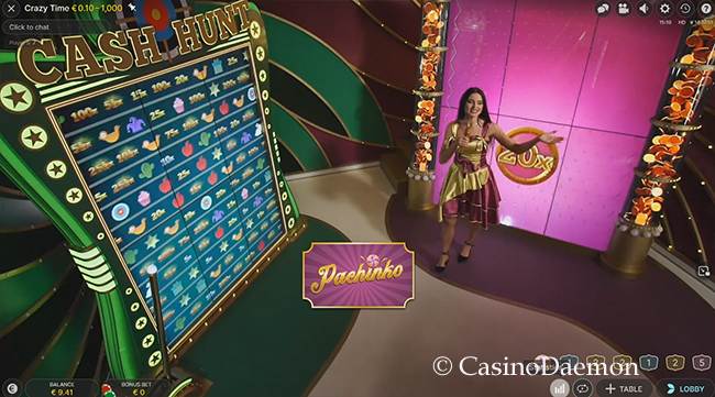 Crazy Time bonus game