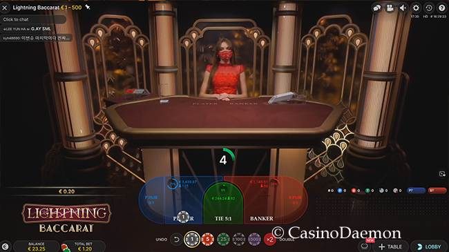 Lightning Baccarat