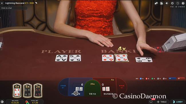 Lightning Baccarat