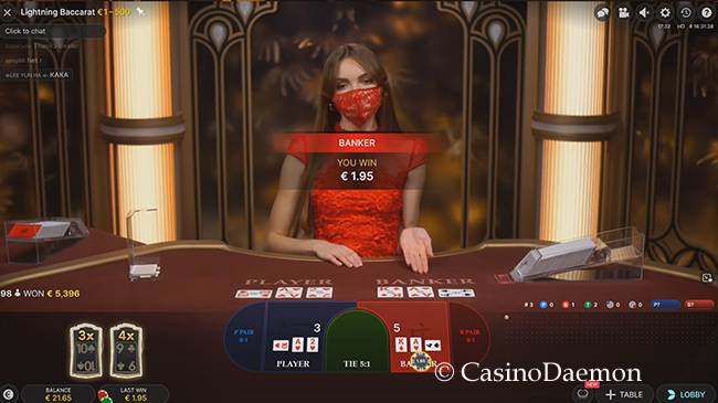 Lightning Baccarat