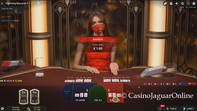 Lightning Baccarat