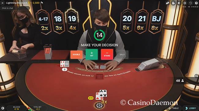 Lightning Blackjack