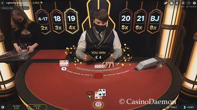 Lightning Blackjack