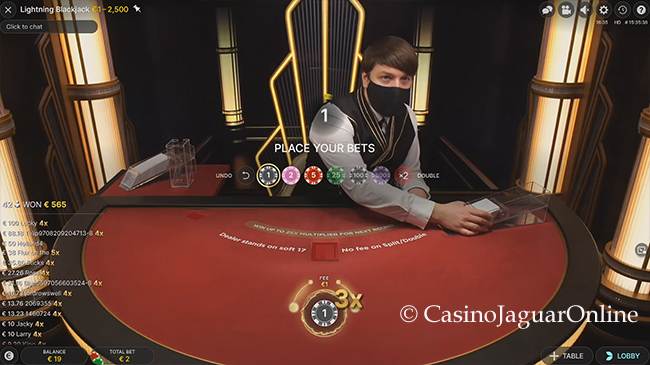Lightning Blackjack
