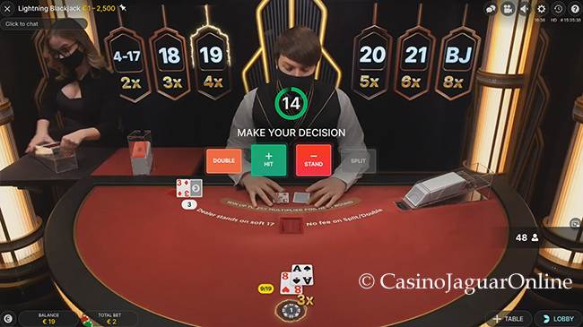 Lightning Blackjack