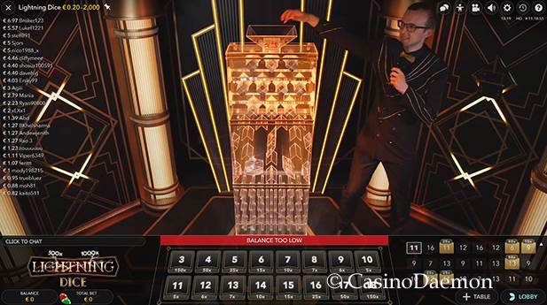 Lightning Dice Live