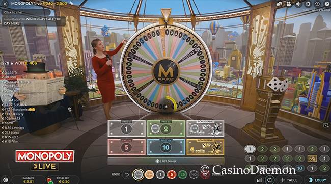 Monopoly Live Betting