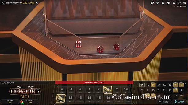 Lightning Dice Live