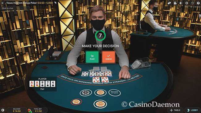 Texas Hold'em Bonus Poker