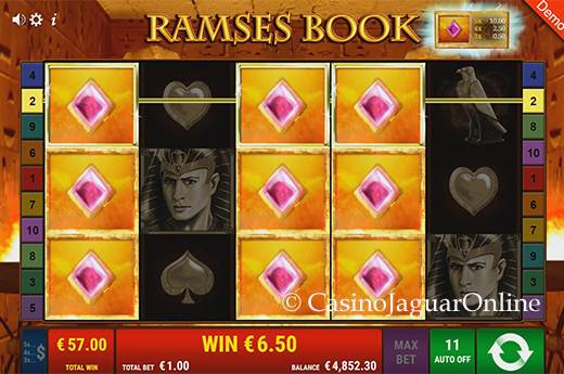 Tiradas gratis de Ramses Book