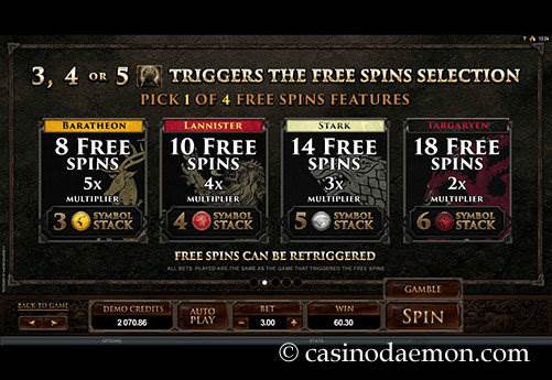 Game of Thrones slot