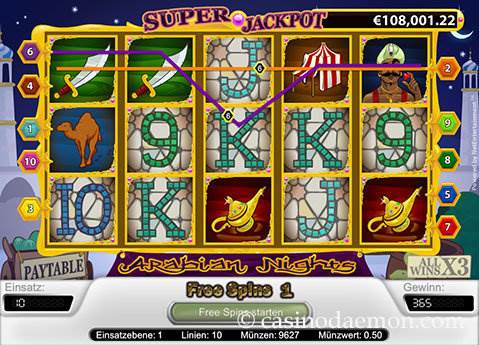 Arabian Nights Slot