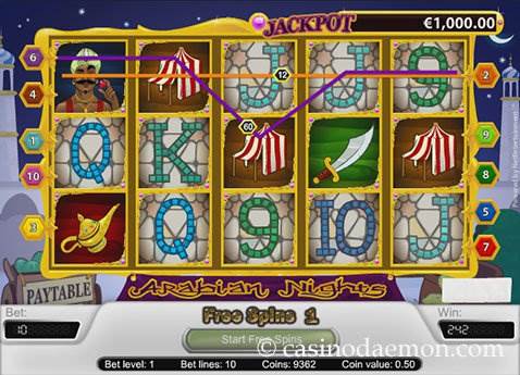 Arabian Nights slot