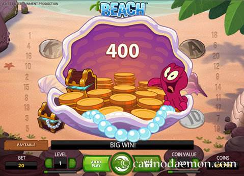 Beach slot