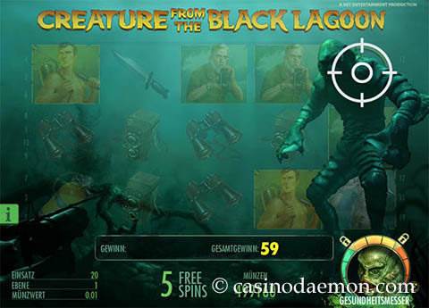 Creature From the Black Lagoon Slot