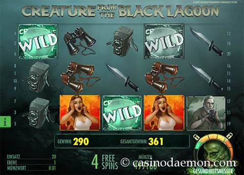 Creature From the Black Lagoon Slot