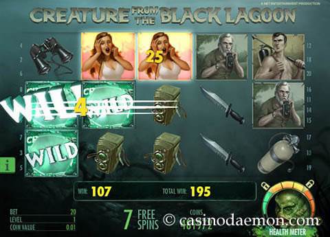 Creature of the Black Lagoon slot