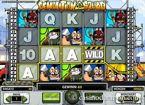Demolition Squad Slot