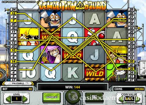 Demolition Squad slot