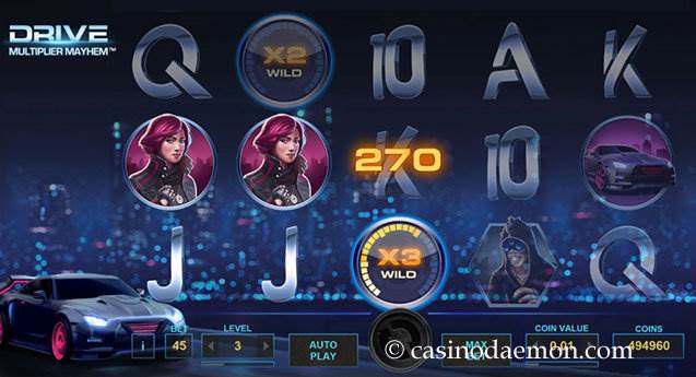 Drive Multiplier Mayhem slot