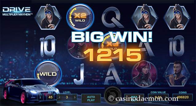 Drive Multiplier Mayhem slot