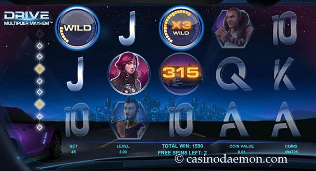 Drive Multiplier Mayhem slot