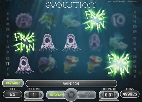 Evolution slot
