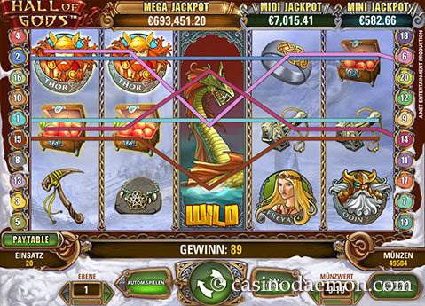Hall of Gods Slot