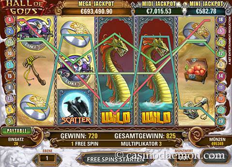 Hall of Gods Slot