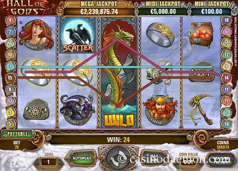 Hall of Gods slot