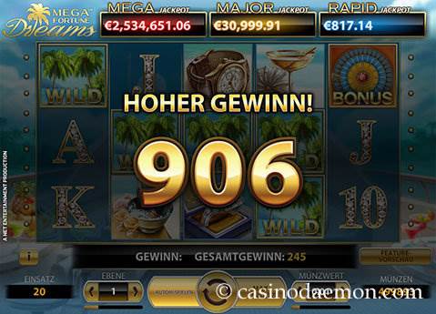 Mega Fortune Dreams Slot