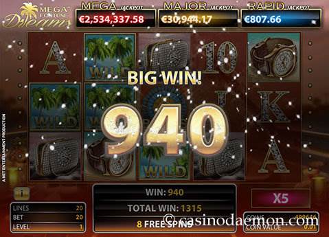 Mega Fortune Dreams slot