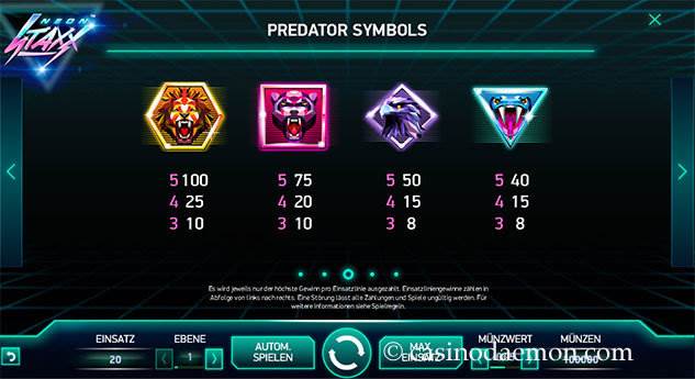 Neon Staxx Slot