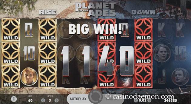 Planet Of The Apes Free Play Slot