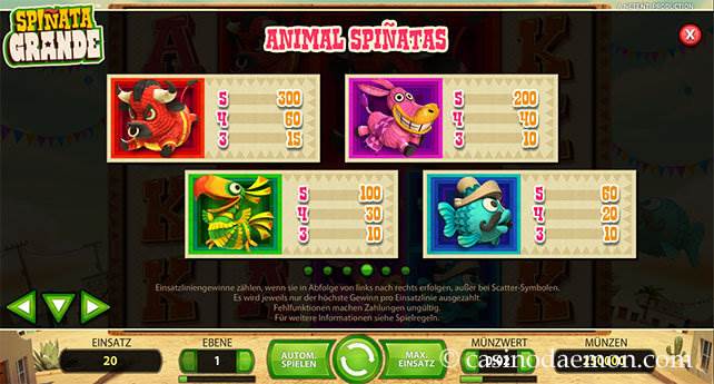 Spiñata Grande Slot
