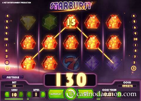 Starburst slot
