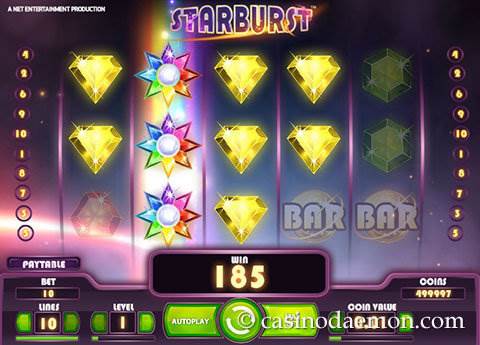 Starburst slot