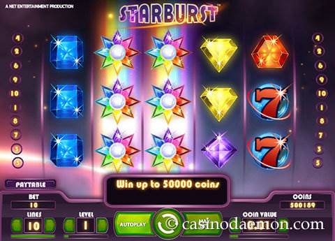 Starburst slot
