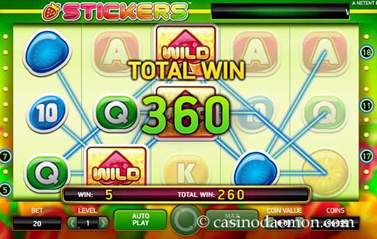 Stickers slot