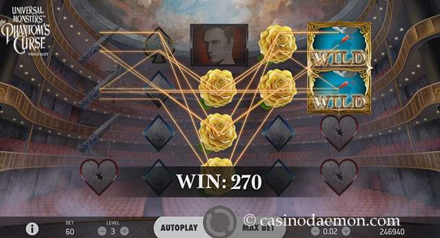 Universal Monsters - The Phantom's Curse Slot