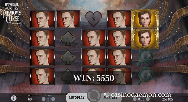 Universal Monsters - The Phantom's Curse Slot