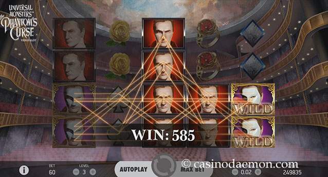 Universal Monsters - The Phantom's Curse Slot