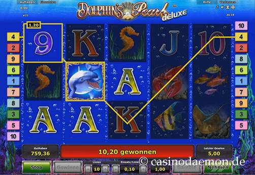 Dolphin's Pearl Deluxe slot