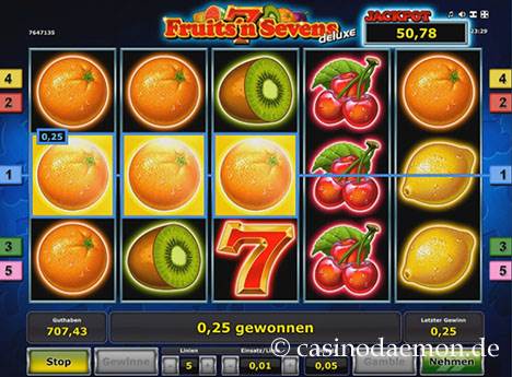 Fruits'n Sevens Deluxe slot