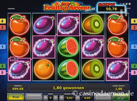 Fruits'n Sevens Deluxe slot