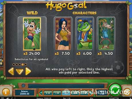 Hugo Goal slot
