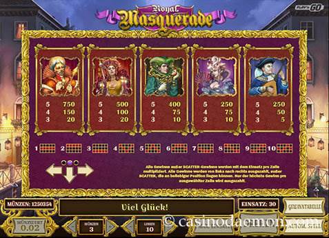 Royal Masquerade Slot