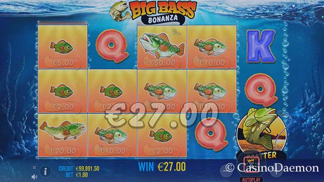 Extra Preise bei Big Bass Bonanza Slot